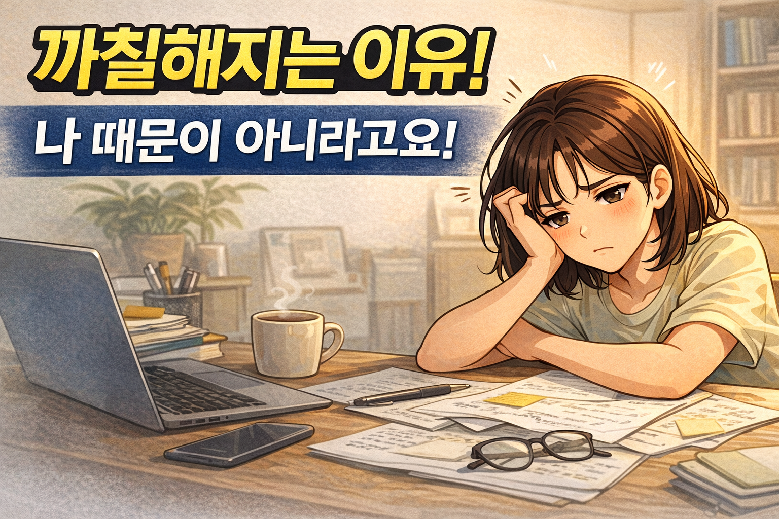 까칠해지는 이유! 나 때문이 아니라고요!