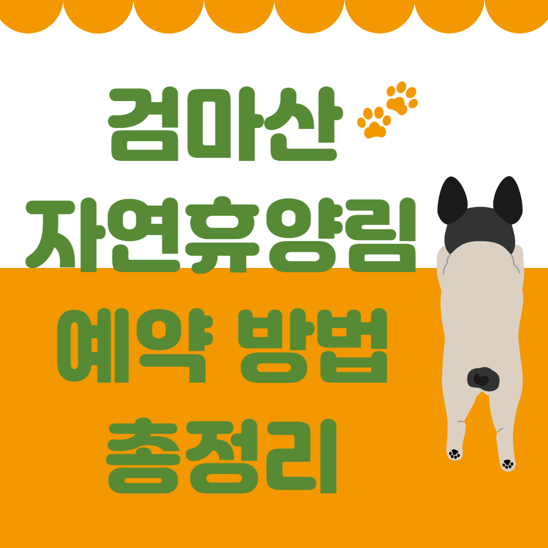 검마산 자연휴양림 예약 방법 총정리