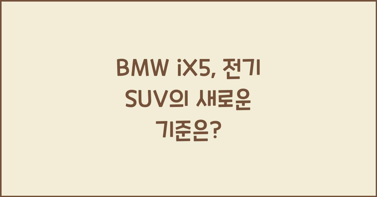 BMW iX5