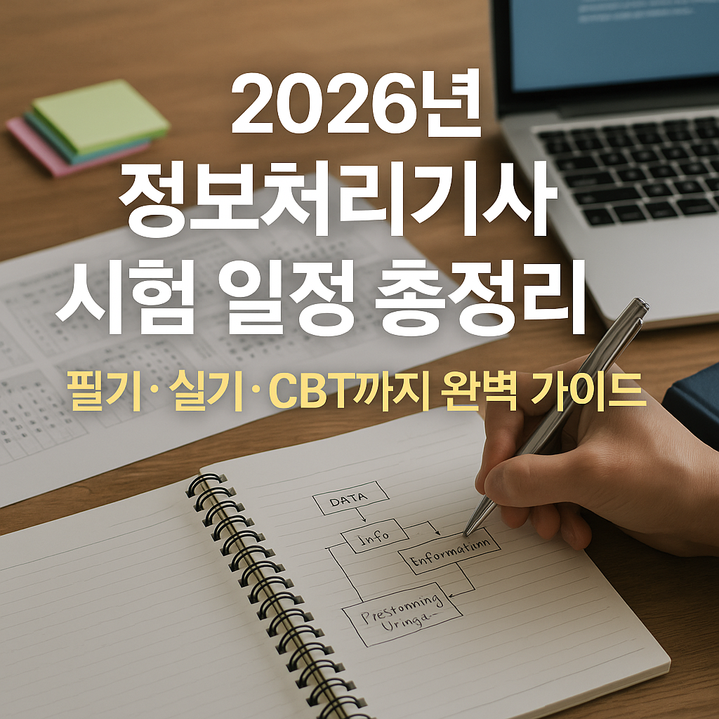 2026년 정보처리기사 시험 일정 총정리 필기 실기