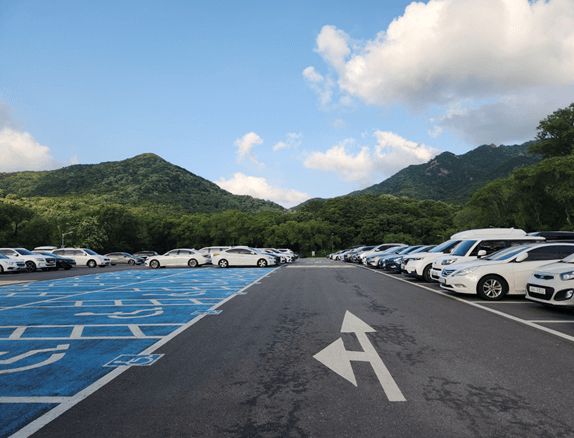 서울랜드 동문주차장 사진