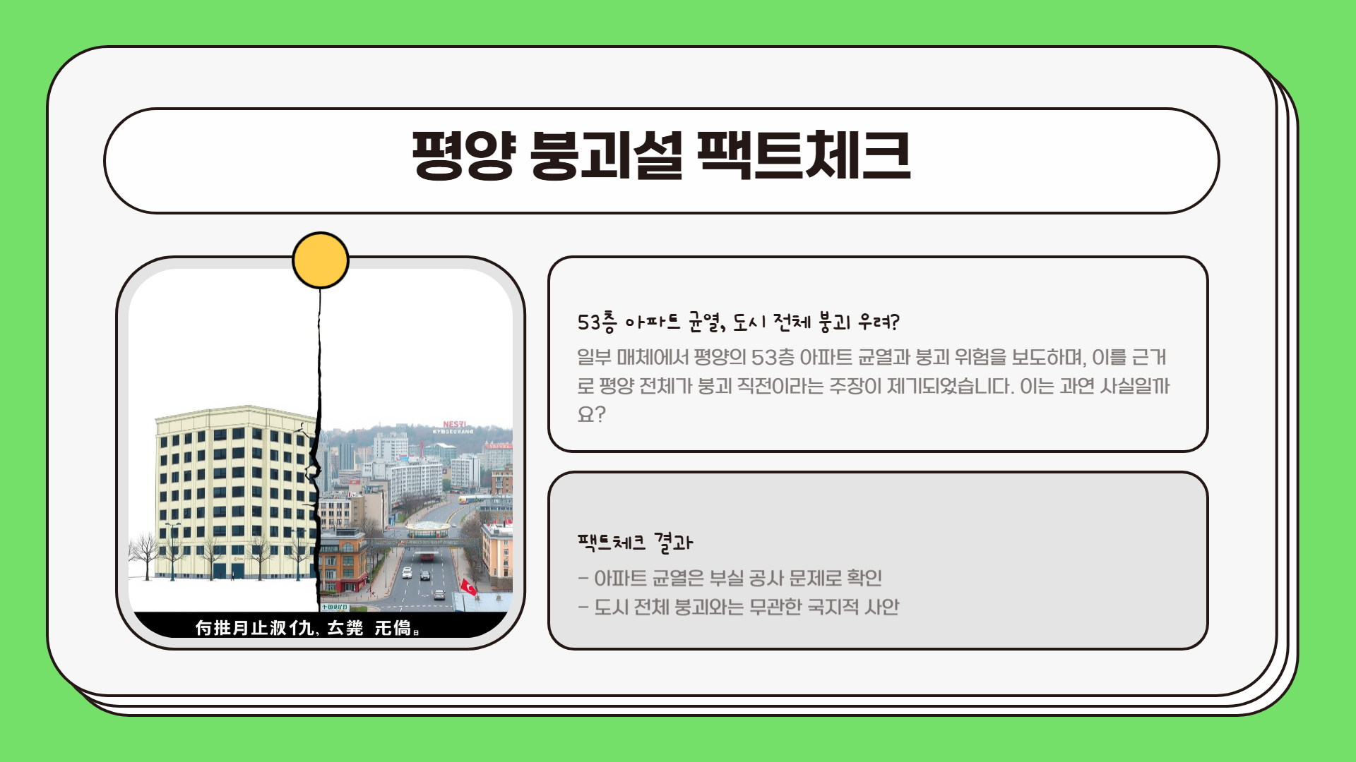 팩트체크 2: 평양 붕괴설은 사실인가?