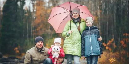 비오는날도 가족과 함께