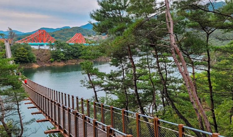 옥순봉 출렁다리