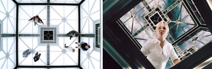 스릴러 영화 '큐브' 속 한 장면