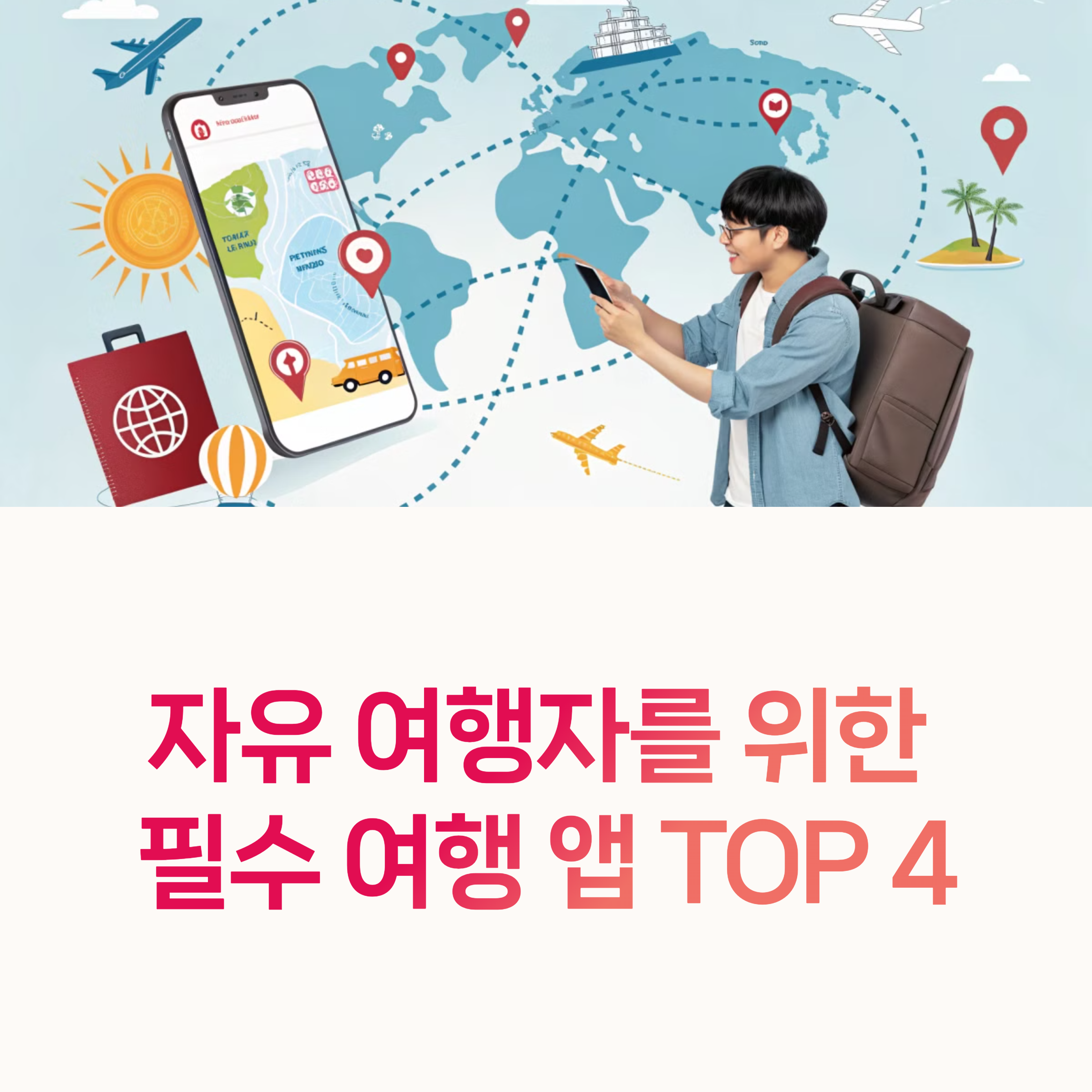 자유여행앱, 여행플래너앱,