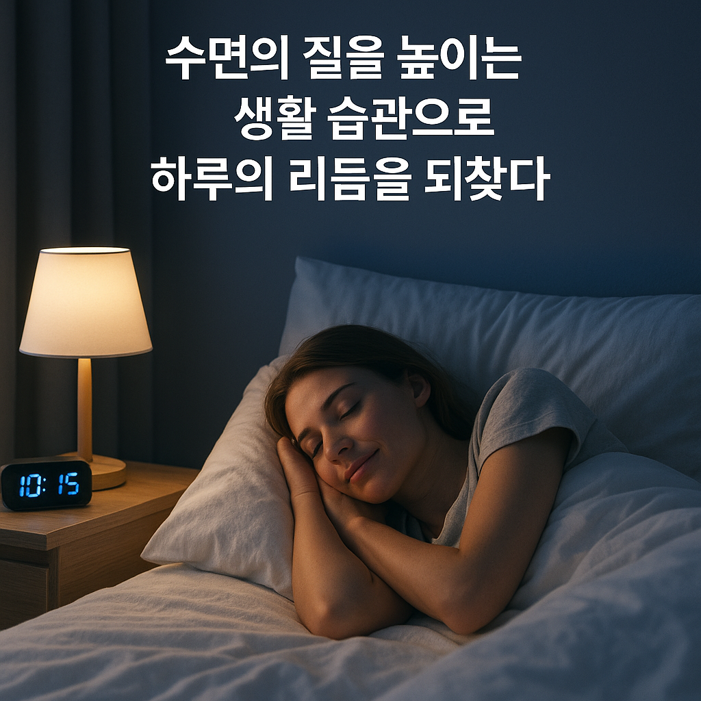 수면의 질을 높이는 생활 습관