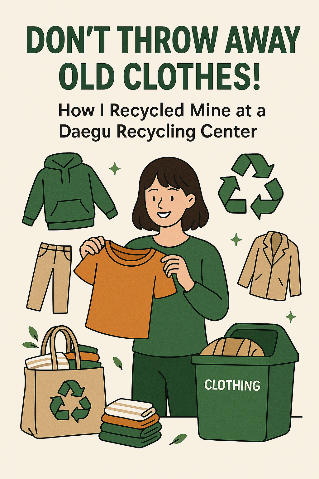 Don&rsquo;t Throw Away Old Clothes! How I Recycled Mine at a Daegu Recycling Center