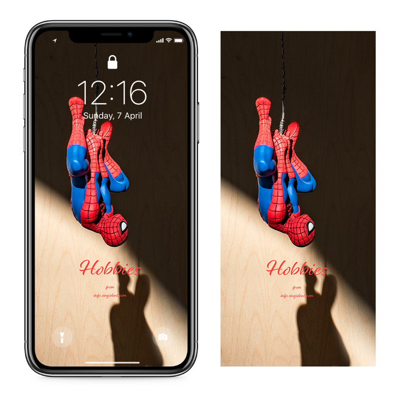 05 스파이더맨 피규어 C - Hobbies 아이폰캐릭터배경화면