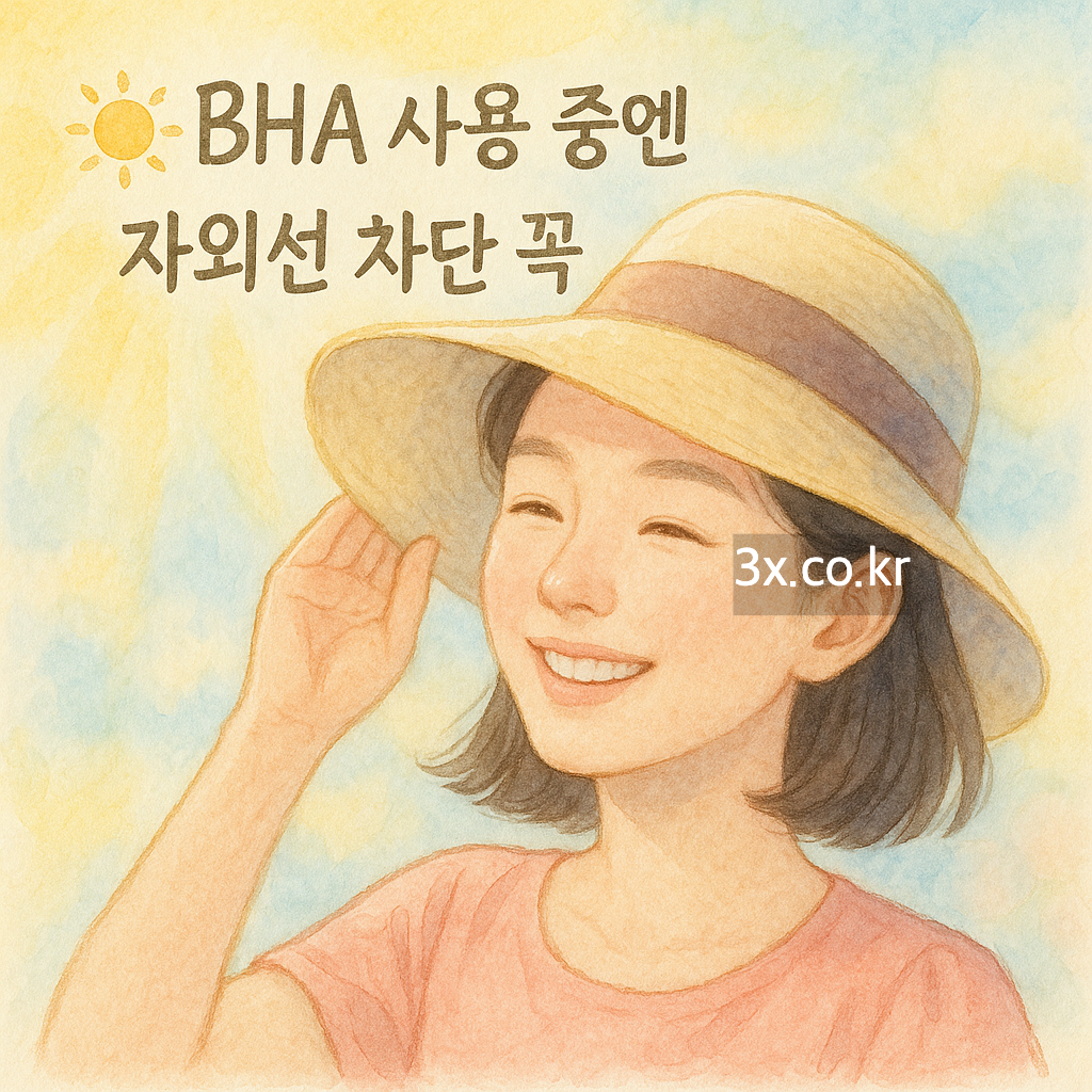 [성분 탐구] BHA(살리실산): 블랙헤드 제거 효과, 원리, 사용법 완벽 총정리