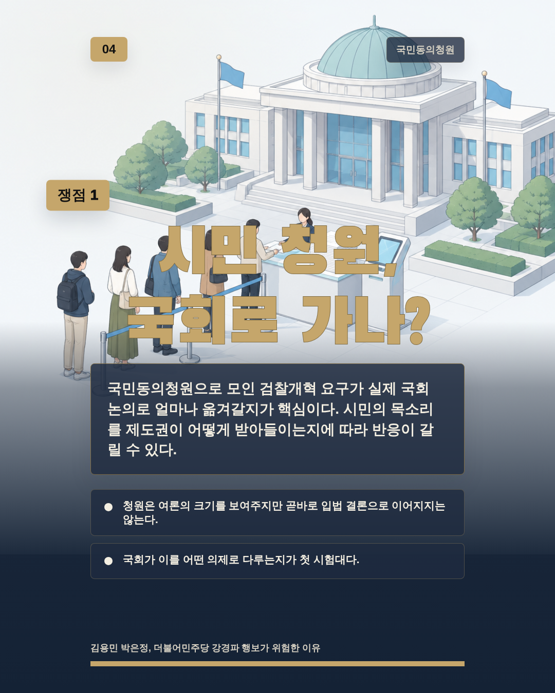 시민 청원, 국회로 가나?