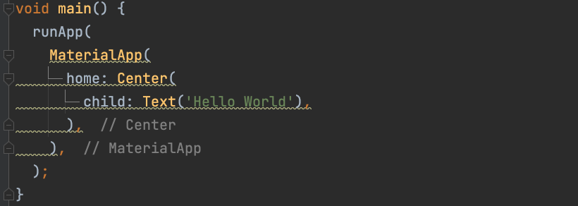 다트 포멧 적용 후 코드가 여러줄로 구조화돼 표현된 모습이다.