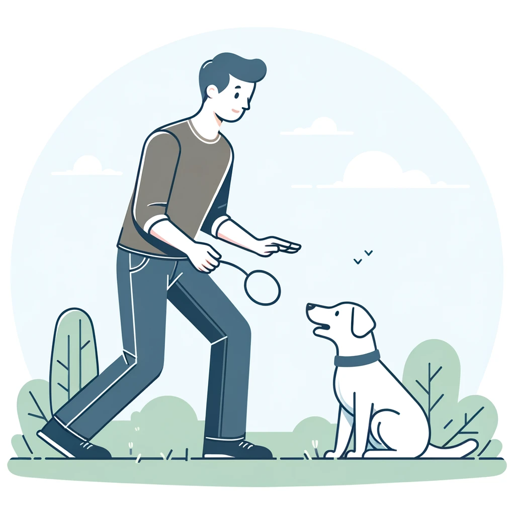 반려동물행동 지도사 훈련 모습