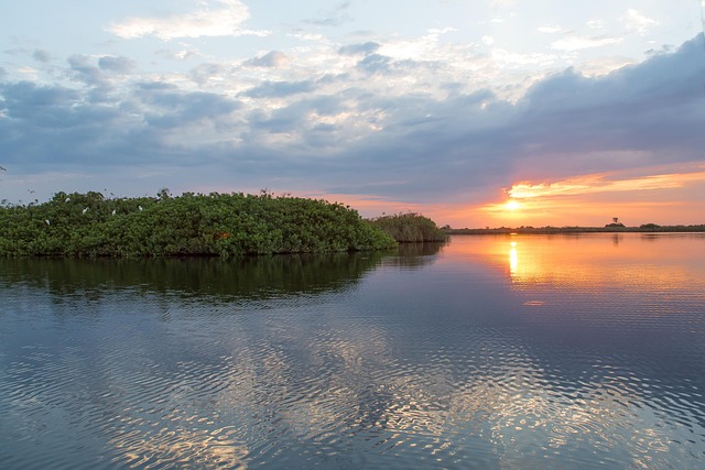 보츠와나 가보로네 일몰