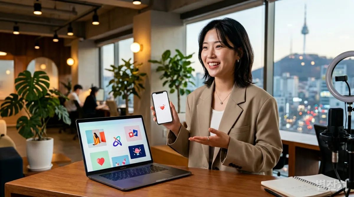 자신만의 브랜드를 구축하고 온라인에서 소통하는 한국인