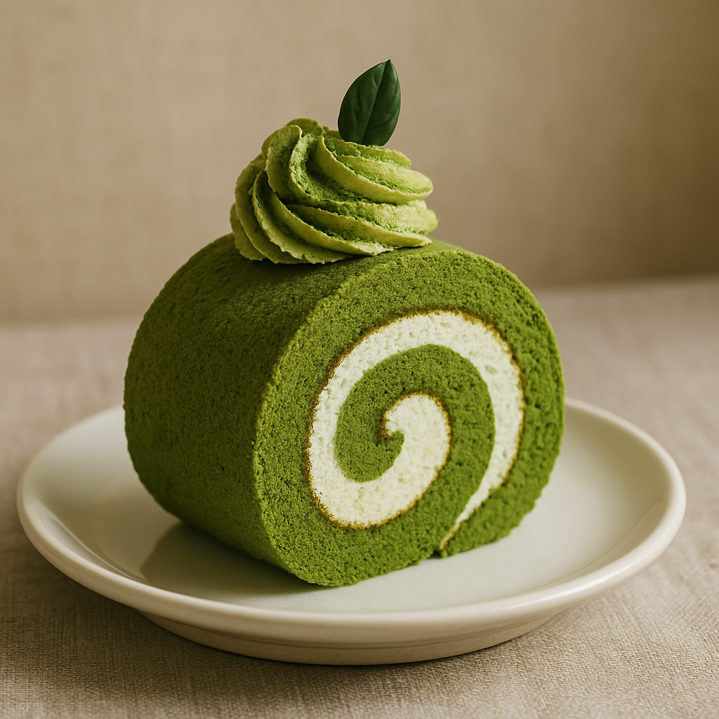 녹차롤케이크
