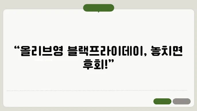 2024 블랙프라이데이에 추천할 제품들