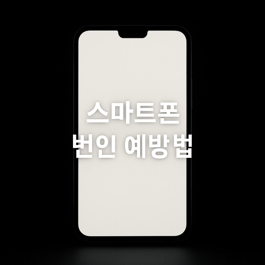 스마트폰 화면 잔상(번인), 3분 만에 예방하는 확실한 방법!🧼