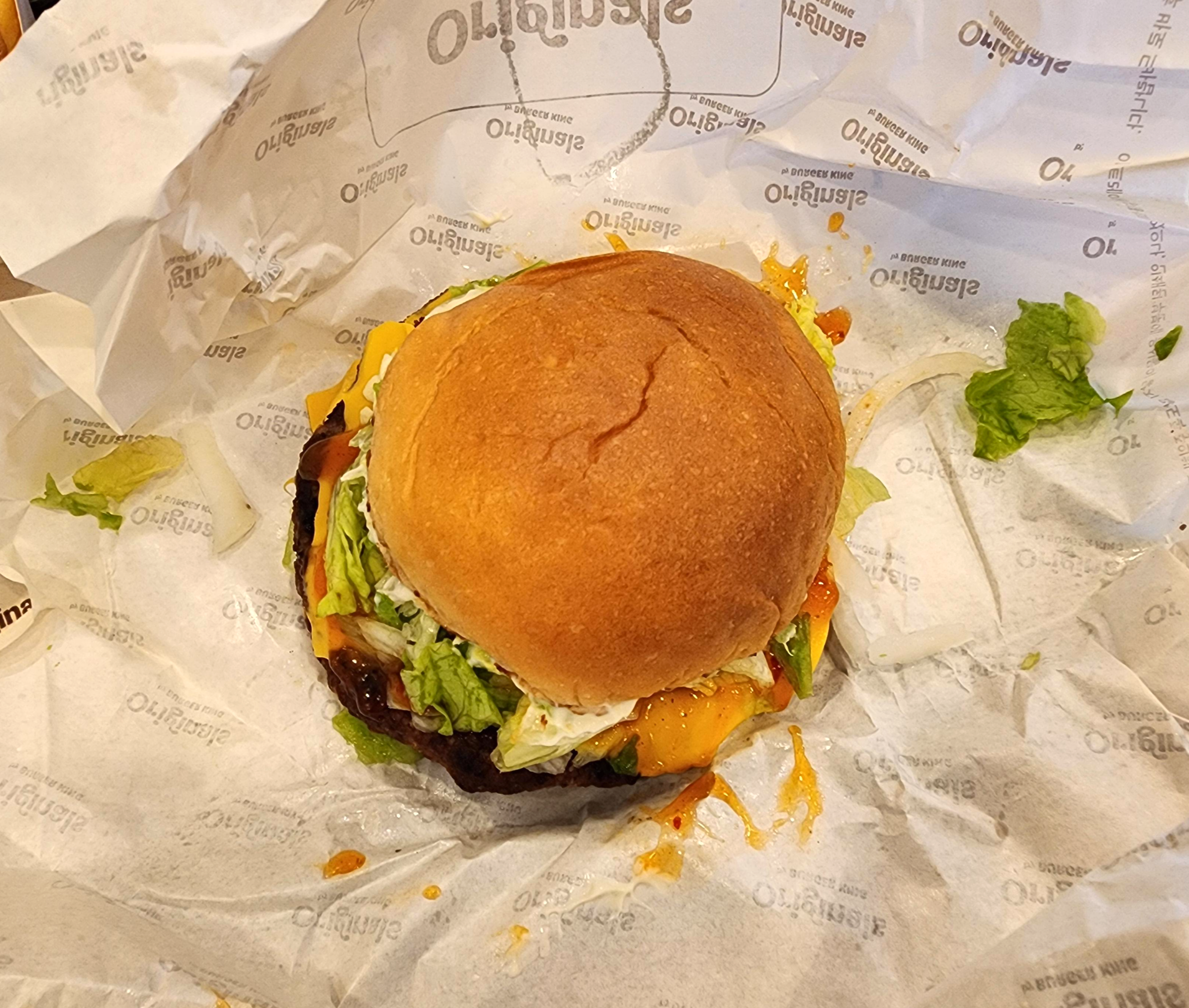 버거킹_오리지널스화이트페타더블