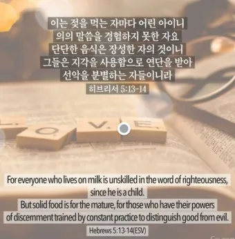 히브리서 5장 하느님의 성경말씀 묵상 해석_11