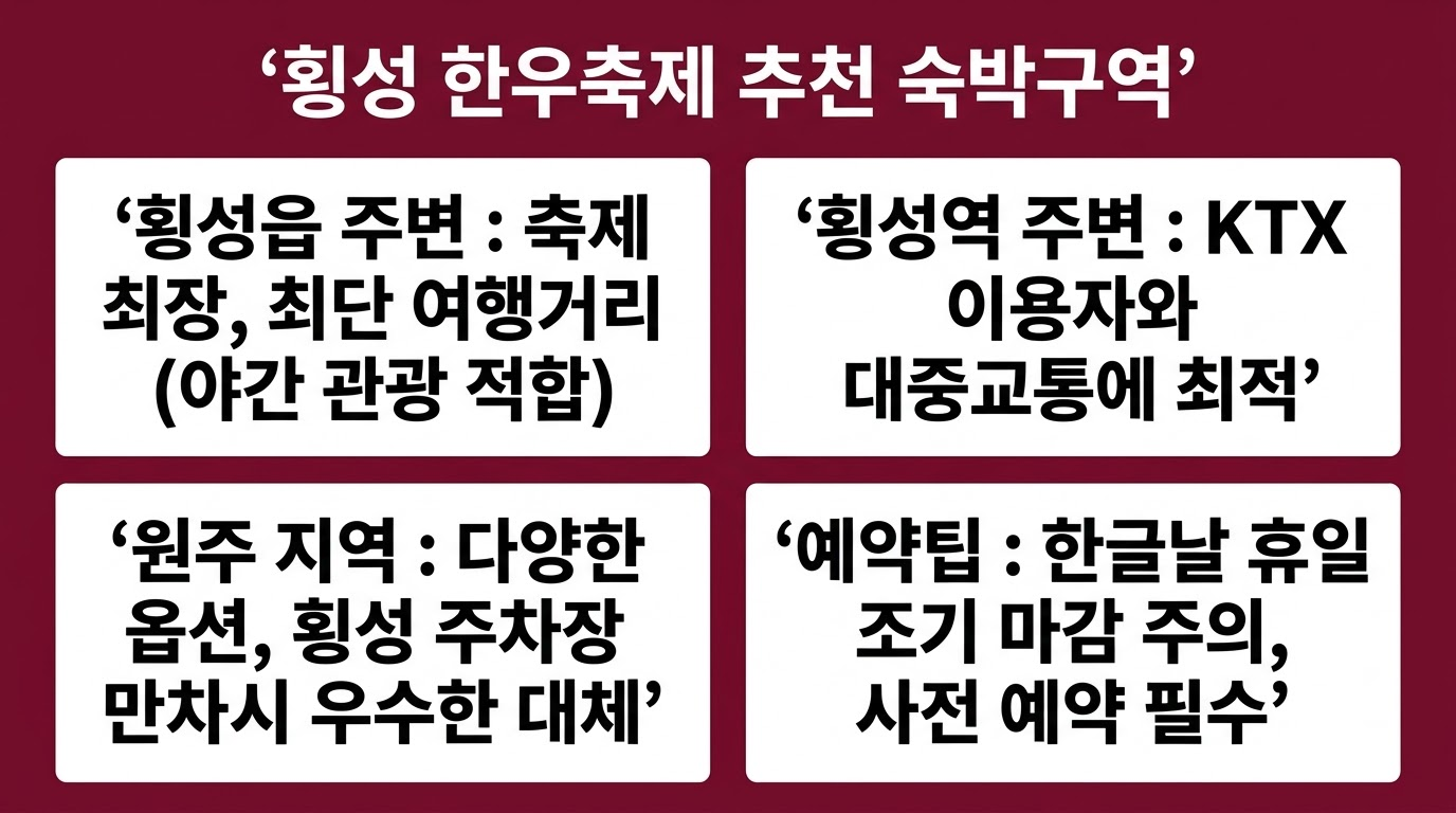 2026 횡성 한우축제 일정 초대가수 가격 숙소 완벽 가이드