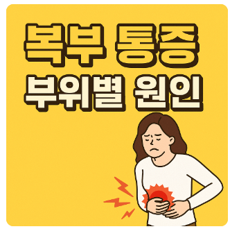 복부통증부위별원인