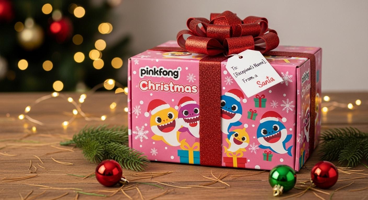 핑크퐁 크리스마스 선물박스