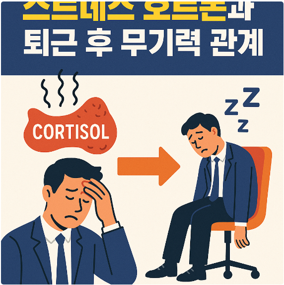 스트레스 호르몬과 퇴근 후 무기력 관계