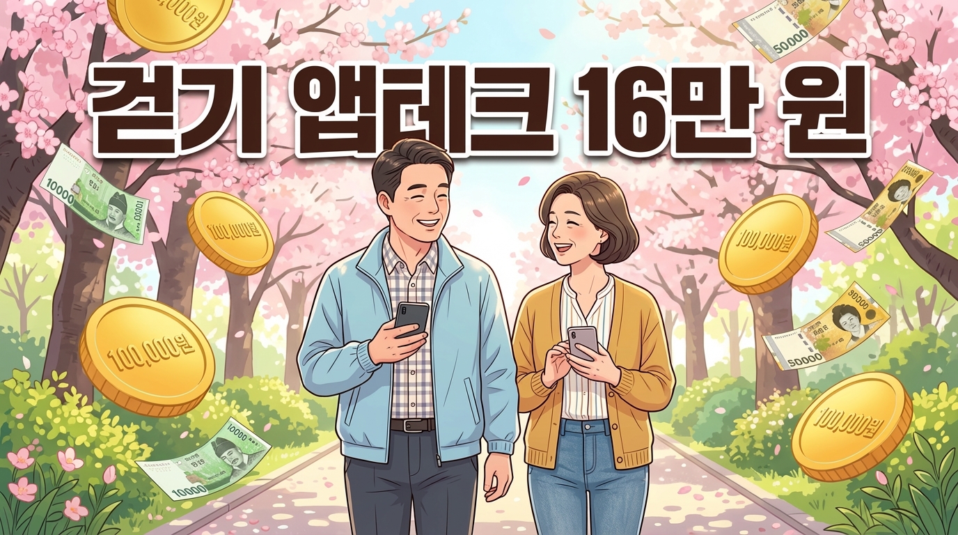 2026 손목닥터9988 건강생활실천지원금 중복 수령 걷기 앱테크 가이드 썸네일 이미지