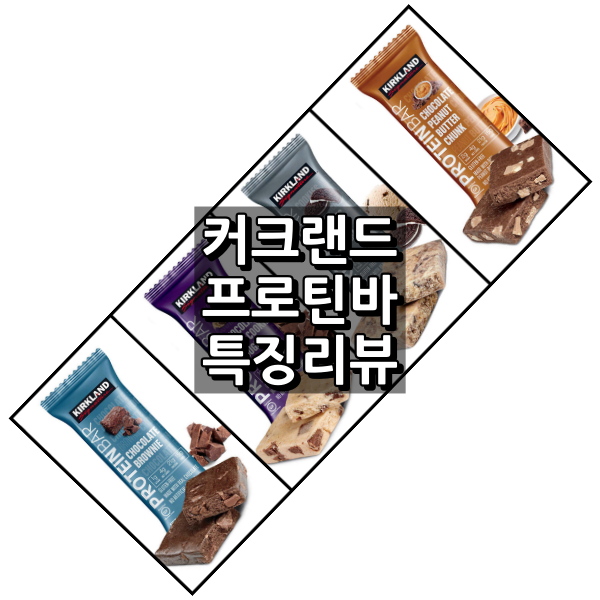커크랜드 프로틴바 특징 리뷰