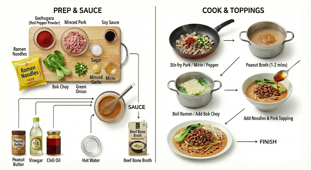 탄탄면 황금레시피