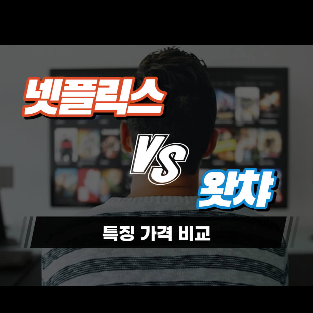 넷플릭스와 왓챠 비교