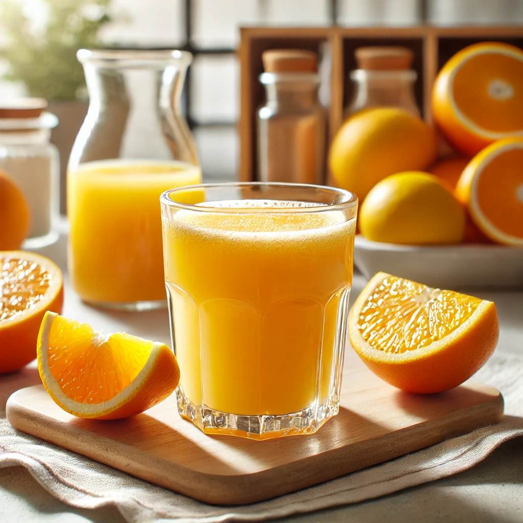 천연 비타민C 오렌지 주스