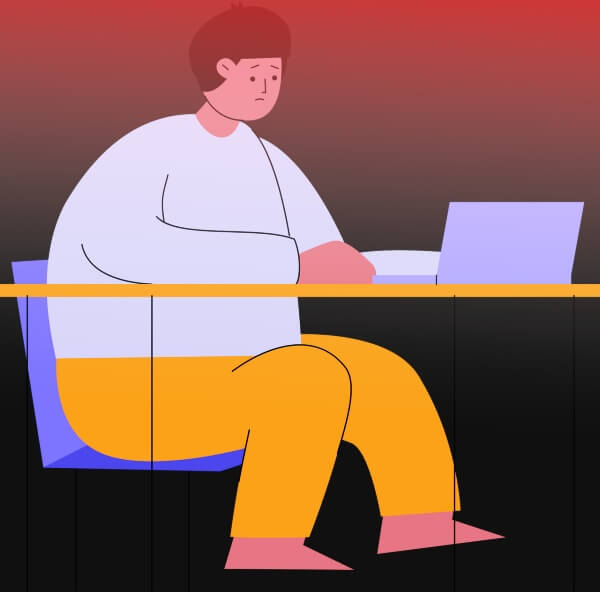 책상에-앉아-일하는-사람