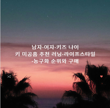 남자&middot;여자&middot;키즈 나이키 미공홈 추천 러닝&middot;라이프스타일&middot;농구화 순위와 구매