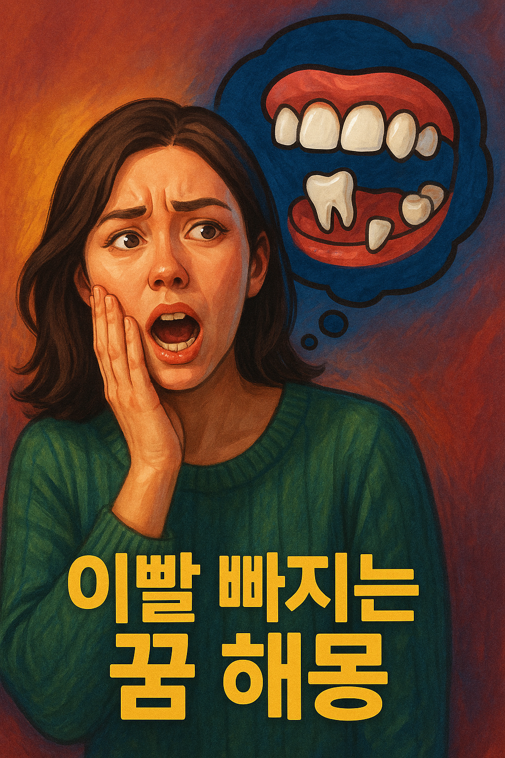 이빨 빠지는 꿈 해몽 해석 – 심리와 무의식의 신호 읽기