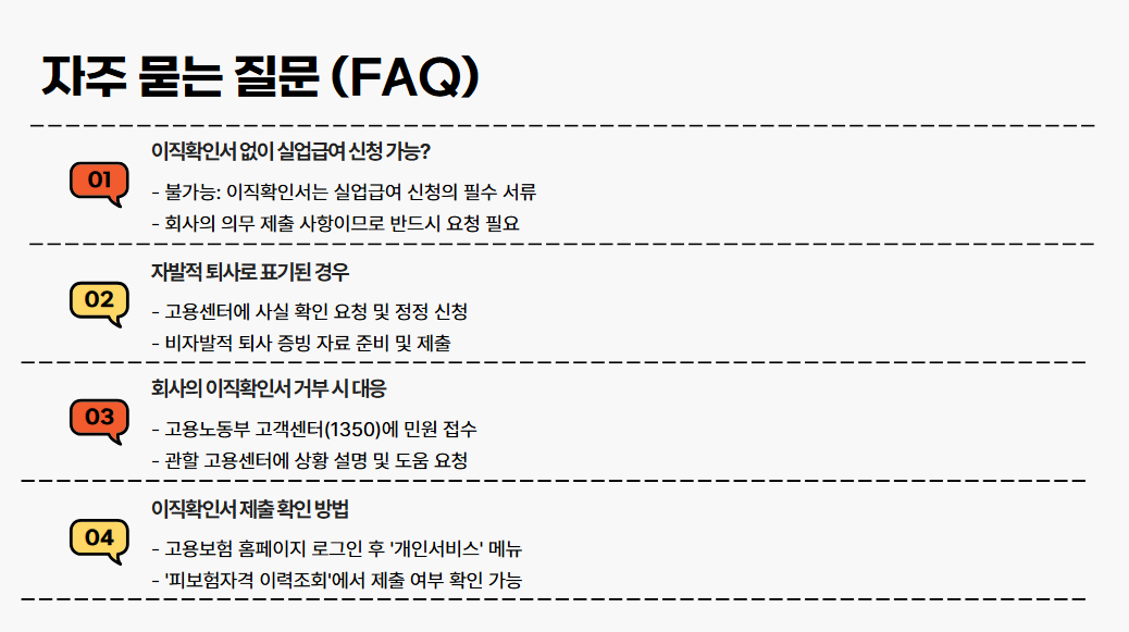 실업급여 이직확인서 처리기간