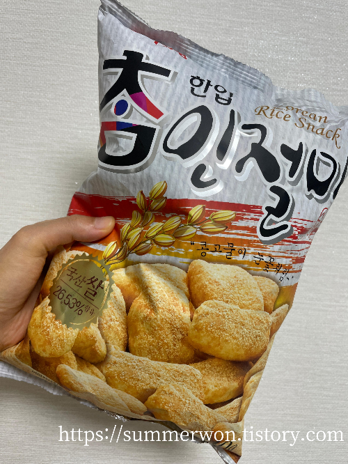 한입 참 인절미 과자