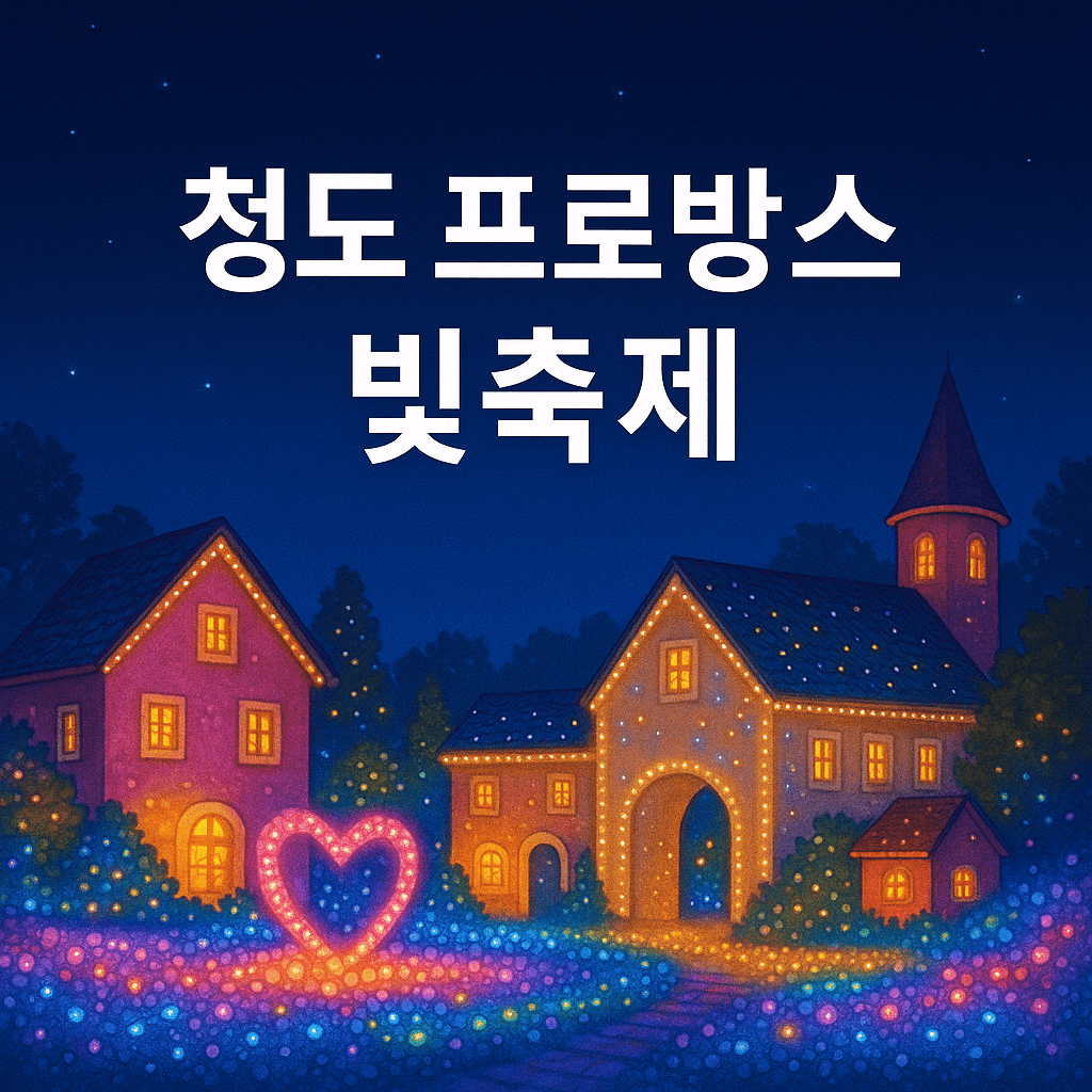 청도 프로방스 빛축제