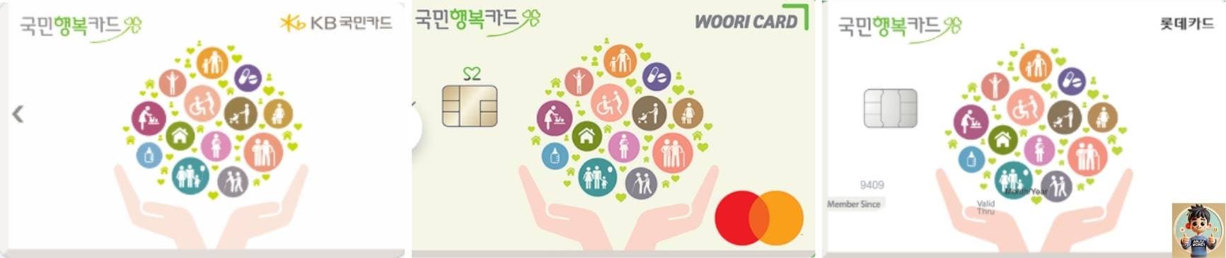 국민행복카드 발급 사용 후기 및 카드사별 혜택 비교