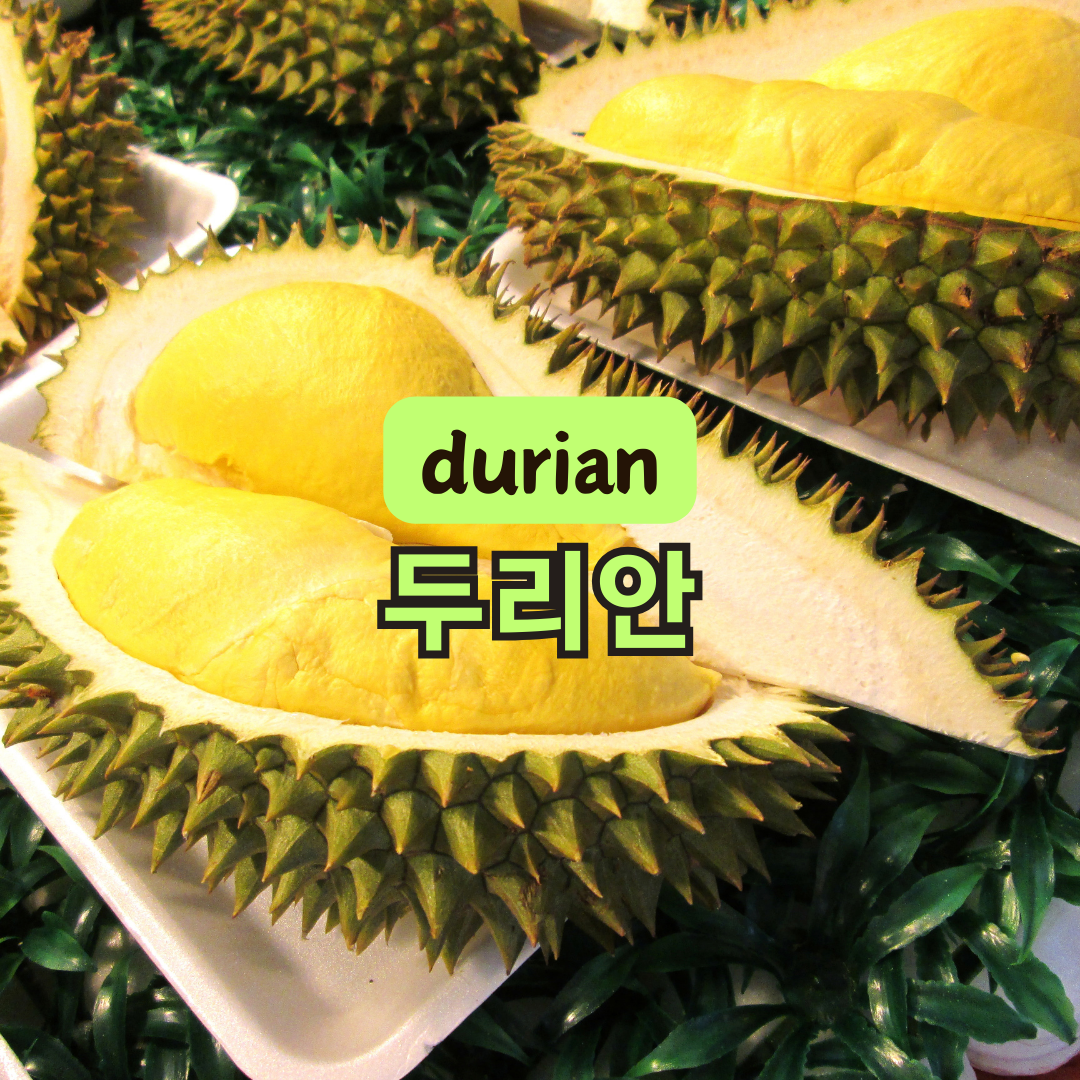 두리안 맛, 효능, 후숙, 냄새, 종류, 칼로리 정보