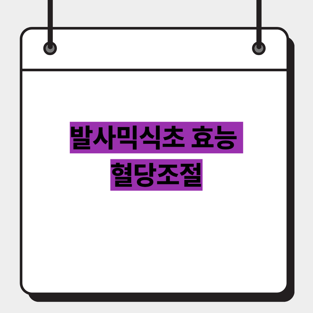 발사믹식초 효능 혈당조절