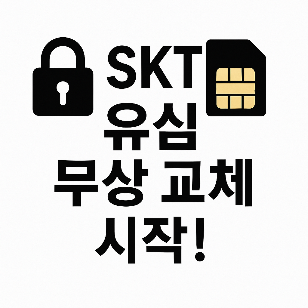 SKT 유심 무상 교체 시작 썸네일 이미지