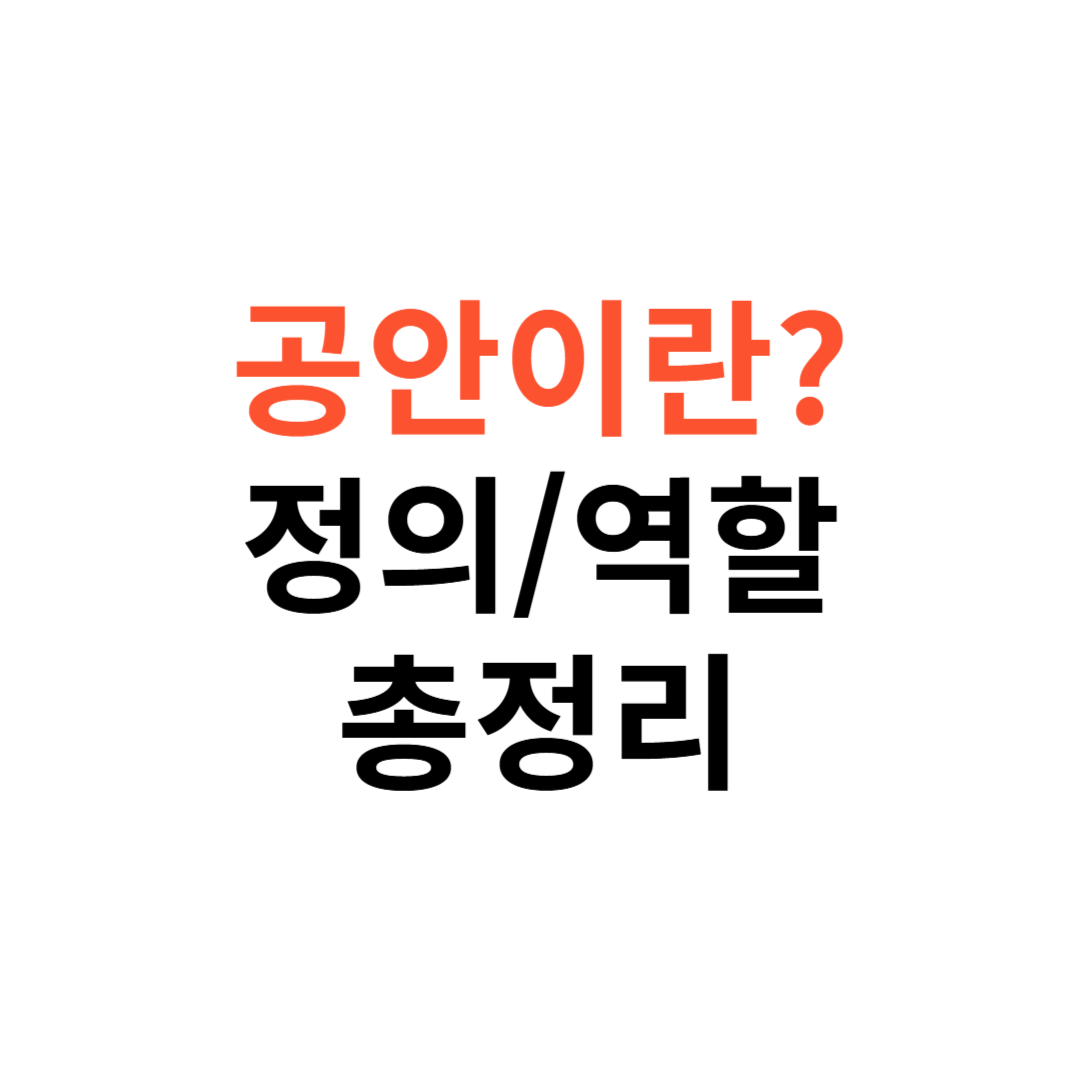 공안이란