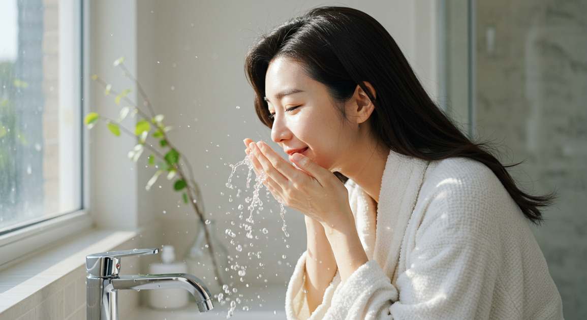 아침 물 세안이 피부 장벽에 미치는 영향 &ndash; 진짜 효과 있을까?