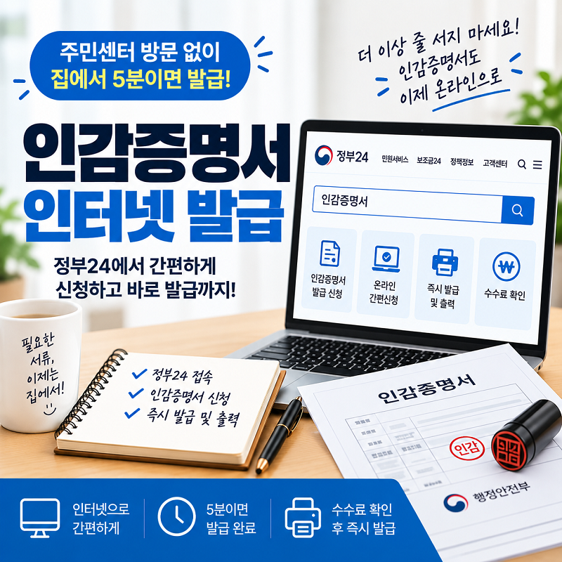 인감증명서 인터넷 발급