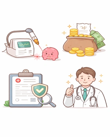 레이저 방식으로 진행되는 치질 수술 과정과 비용 차이2