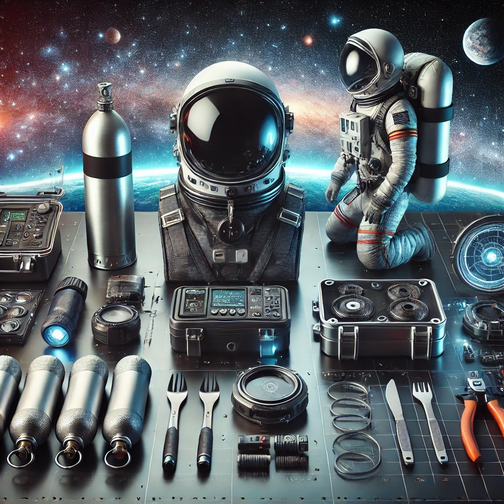 우주 여행 시 필요한 준비물