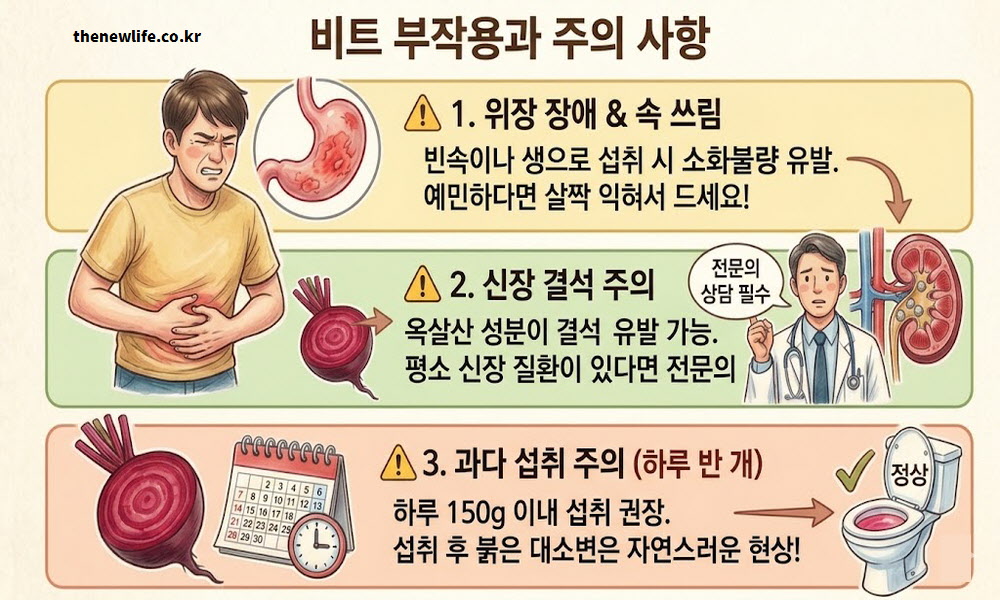 비트 효능 부작용