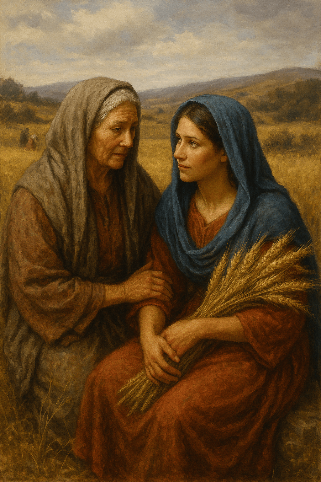 이삭줍는 룻과 시어머니 나오미